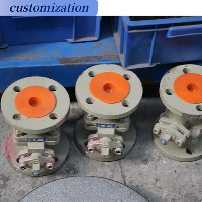 Valve à papillon à bande de caoutchouc revêtu de DN300 EPDM avec support OBM sur mesure