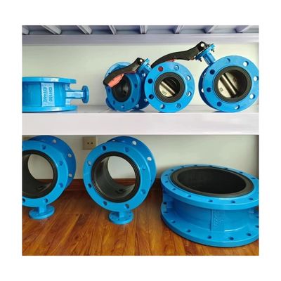 Structure du diaphragme en acier moulé à triple décalage industriel à flèche manuelle