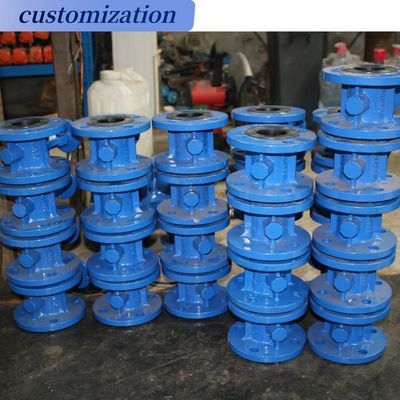 Structure du diaphragme en acier moulé à triple décalage industriel à flèche manuelle