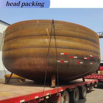 Endes de récipient elliptiques personnalisées de grande taille pour la tête de réservoir ASME en flanc et semi-ellipsoïdale
