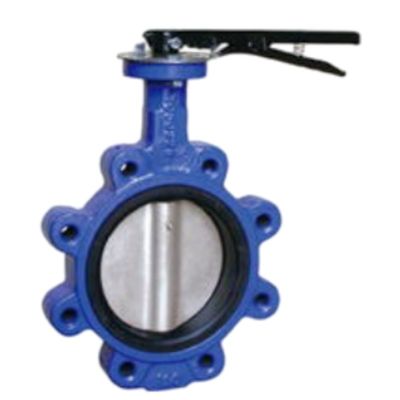 Ventilateur à papillons au fluor revêtu d'une douille de type American Standard DN80 Ltd71f46-16p pour les supports gazeux