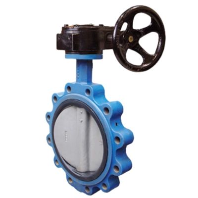 Valve à papillons concentrique à charge de gaz avec taille de port personnalisable et joint souple
