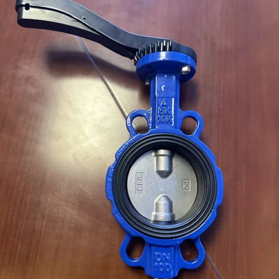 1 pouce soupape pneumatique en acier inoxydable sanitaire papillon avec une structure personnalisée
