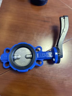 1 pouce soupape pneumatique en acier inoxydable sanitaire papillon avec une structure personnalisée