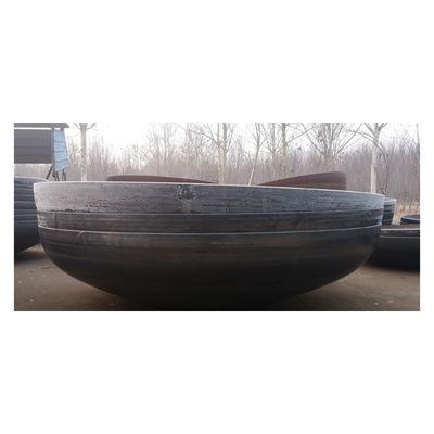 Partie de chaudière de réservoir de récipient sous pression forgée à la tête en plaque avec conduit et conception
