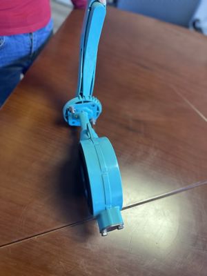 Valve papillon en PTFE revêtue de 200 mm pour le fonctionnement manuel dans les applications industrielles