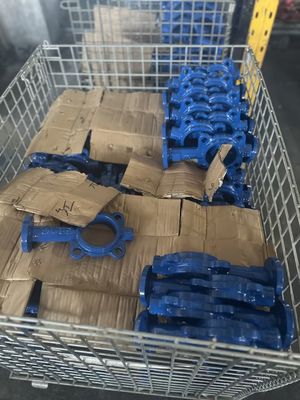 Type de soupape à papillon à double flange interfléchée Options électriques et pneumatiques