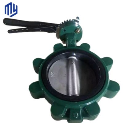 Ventilateurs à papillon hydraulique en fonte Extension de la tige de la flange en PVC Pneumatique 1 pouce Sanitaire