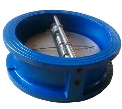 Valve de contrôle à double plaque en acier inoxydable/fer forgé/acier forgé avec structure de diaphragme