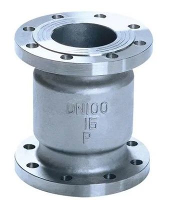 Valve de vérification de balancement en acier inoxydable ductile en fer à globe pour les solutions de traitement des gaz
