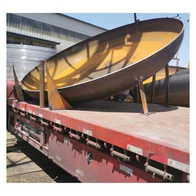 Tête d'hémisphère en acier doux de 1000 mm et 6 mm personnalisée pour applications industrielles