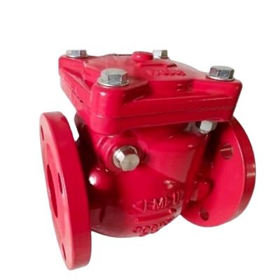 Appui personnalisé Ductile Fer Hydraulique égout Ball Check Valves soupape de contrôle d'aspiration