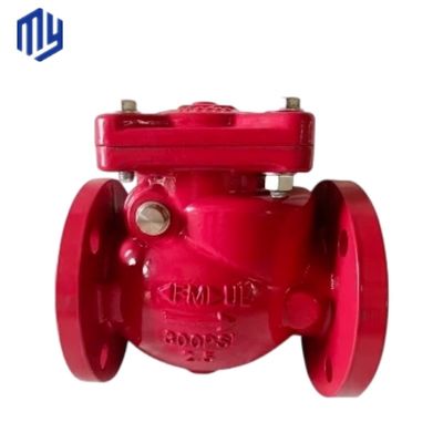 Appui personnalisé Ductile Fer Hydraulique égout Ball Check Valves soupape de contrôle d'aspiration