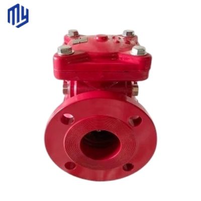 Appui personnalisé Ductile Fer Hydraulique égout Ball Check Valves soupape de contrôle d'aspiration