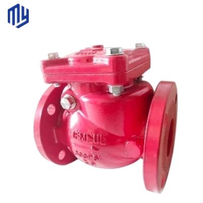 Appui personnalisé Ductile Fer Hydraulique égout Ball Check Valves soupape de contrôle d'aspiration