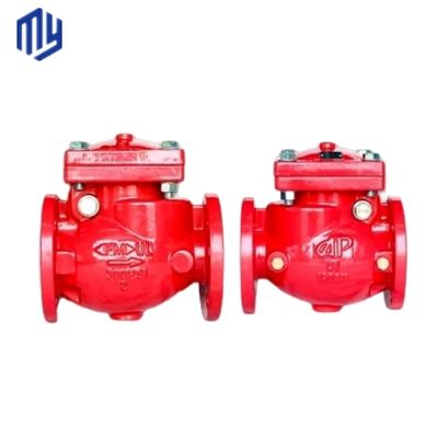 Appui personnalisé Ductile Fer Hydraulique égout Ball Check Valves soupape de contrôle d'aspiration