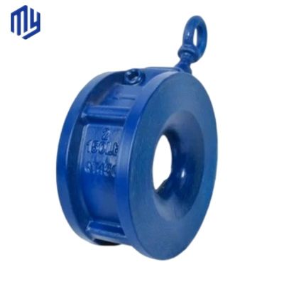 Valve de freinage à plaque unique en acier inoxydable conception de plaquette de flange pour vanne de vidange