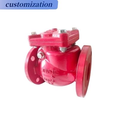 Fer de fonte 150lb 8 quot soupape de vérification de balancement température normale adaptée à divers supports
