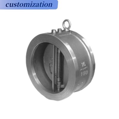 Ventilateur de contrôle à double plaque en acier inoxydable 304 316 en acier avec taille de port personnalisable