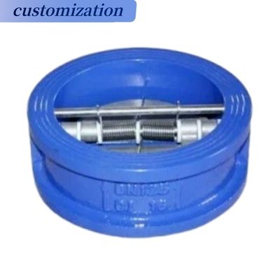 Ventilateur de contrôle à double plaque en acier inoxydable 304 316 en acier avec taille de port personnalisable