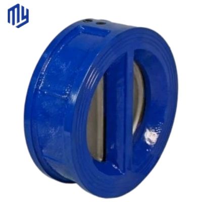 Valve de contrôle à double plaque en acier inoxydable/fer forgé/acier forgé pour l'efficacité des supports gazeux