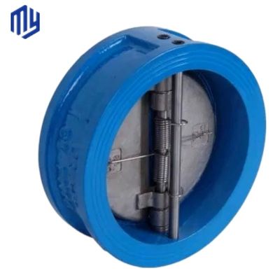 Valve de contrôle de type double plaque en acier inoxydable/fer forgé/acier forgé pour supports gazeux
