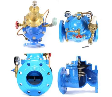 DI/SS Ventilateur de régulation de l'eau du corps PRV Pression de réduction de la pression de la vanne