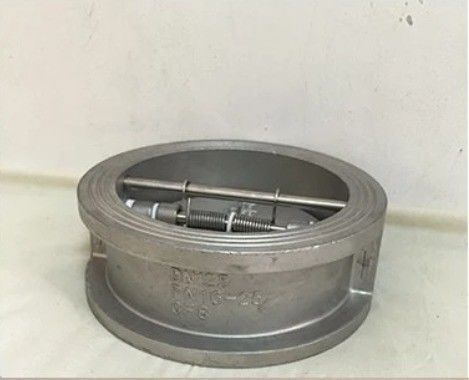 Le système d'alimentation en eau DN 50 Wafer Lift Single Plate Swing Check Valve Flange en acier inoxydable Pn25