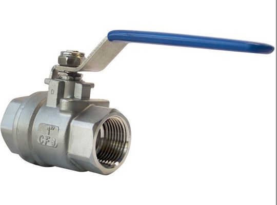 Valve à bille en acier industriel/sanitaire à filetage complet NPT/BSP DN15