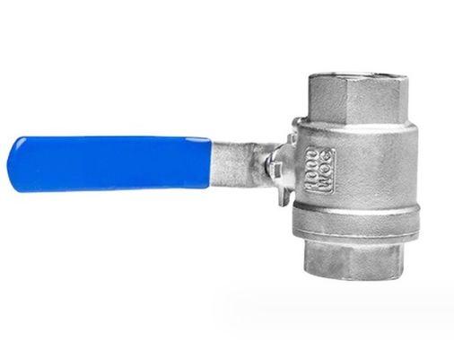 Valve à bille en acier industriel/sanitaire à filetage complet NPT/BSP DN15