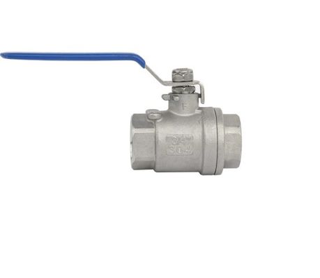 En fonction des spécifications 2PC soupape à bille en acier inoxydable pour mainine obstruction