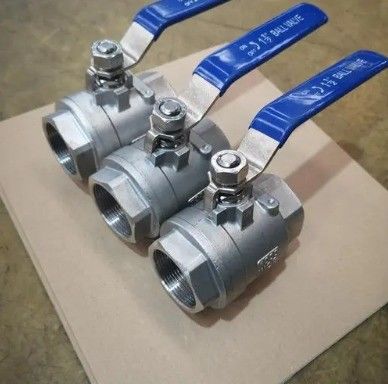 Ventileur à bille à fil interne en acier inoxydable 304 316 DN20-NPT 2PC pour systèmes hydrauliques