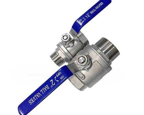 Ventileur à bille à fil interne en acier inoxydable 304 316 DN20-NPT 2PC pour systèmes hydrauliques