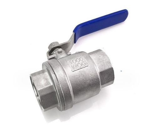 Ventileur à bille à fil interne en acier inoxydable 304 316 DN20-NPT 2PC pour systèmes hydrauliques