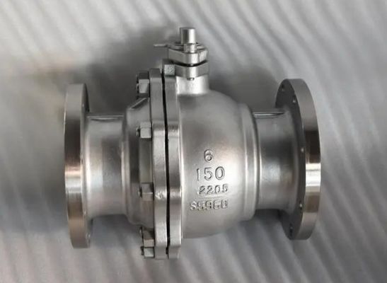 Valve à bille à bride 2PC avec actionneur pneumatique/électrique
