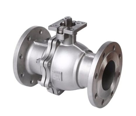 Valve à bille flottante de type CF8/CF8m/acier au carbone 2PC pour les milieux d'eau et les pare-feu