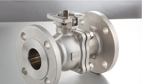 Pn16 DN65 CF8 soupape à bille en acier inoxydable avec service après-vente