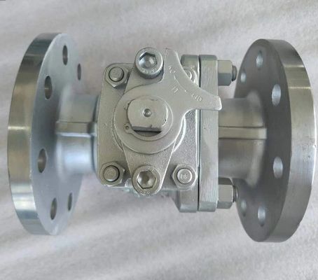 Pn16 DN65 CF8 soupape à bille en acier inoxydable avec service après-vente