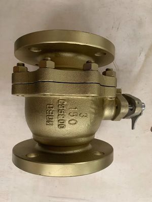 150 ASME B16.5 Wcb soupape à bille flottante en acier inoxydable