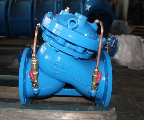 Valve de commande de pompe à eau multifonctionnelle à température moyenne type DN50-DN600 PN16