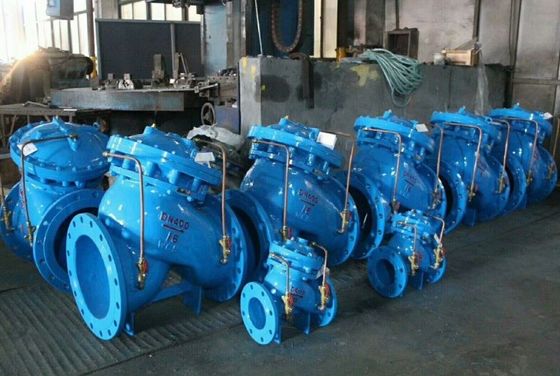 Valve de régulation de type Y à diaphragme droit personnalisée pour la gestion de la pression de l'eau