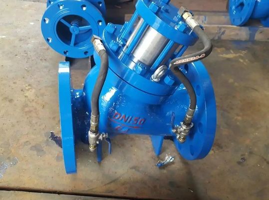 Valve de régulation de type Y à diaphragme droit personnalisée pour la gestion de la pression de l'eau