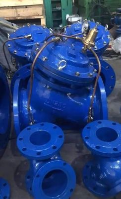 Valve de régulation automatique du débit de régulation de la pression du fer ductile PN10 PN16