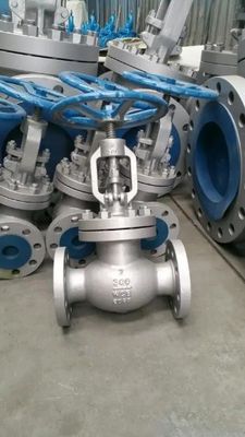 Média de l'eau 1500LB F304 SS304 SS316 en acier inoxydable Longue souche soupape cryogénique soupape globe