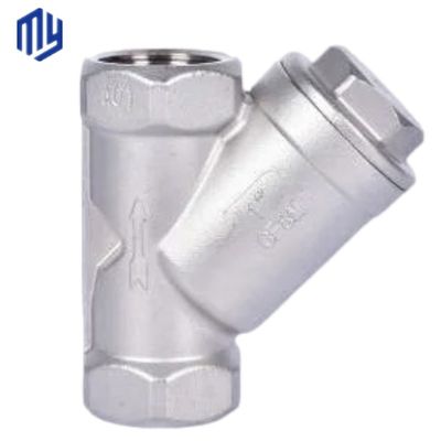 Valves et raccords WCB de premier ordre Y filtrage en acier inoxydable avec fonctionnement manuel