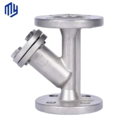Valves et raccords WCB de premier ordre Y filtrage en acier inoxydable avec fonctionnement manuel
