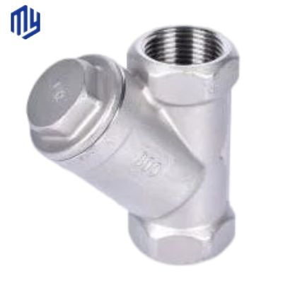 Valves et raccords WCB de premier ordre Y filtrage en acier inoxydable avec fonctionnement manuel