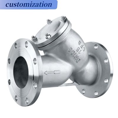 DIN F6 Cf8m Y SerreuseStrainer à flèche de type Y Serreuse à fils féminin pour sanitaire