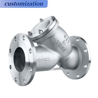 SUS304 316 Filtre de type Y en fer ductile pour un système de traitement de l'eau à température moyenne