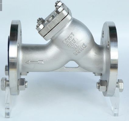 Service personnalisé en fonte DIN Écran en acier inoxydable Y Filtreur PN16 pour les supports d'eau